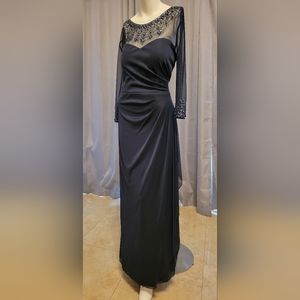 Long sleeve Navy dress